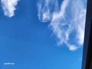 Clouds, inlay of the pointer