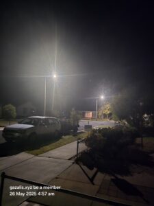 The re-weep of material