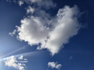 Heart from the clouds